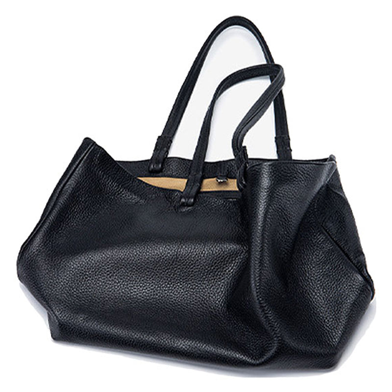 YONBEN Women's Soft Leather Shopping Bag