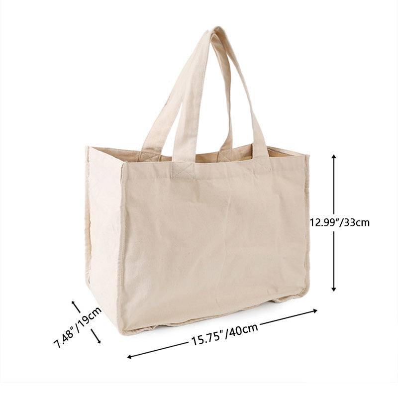 YONBEN Reusable Cotton Shopping Bag Textile Shopping Bag