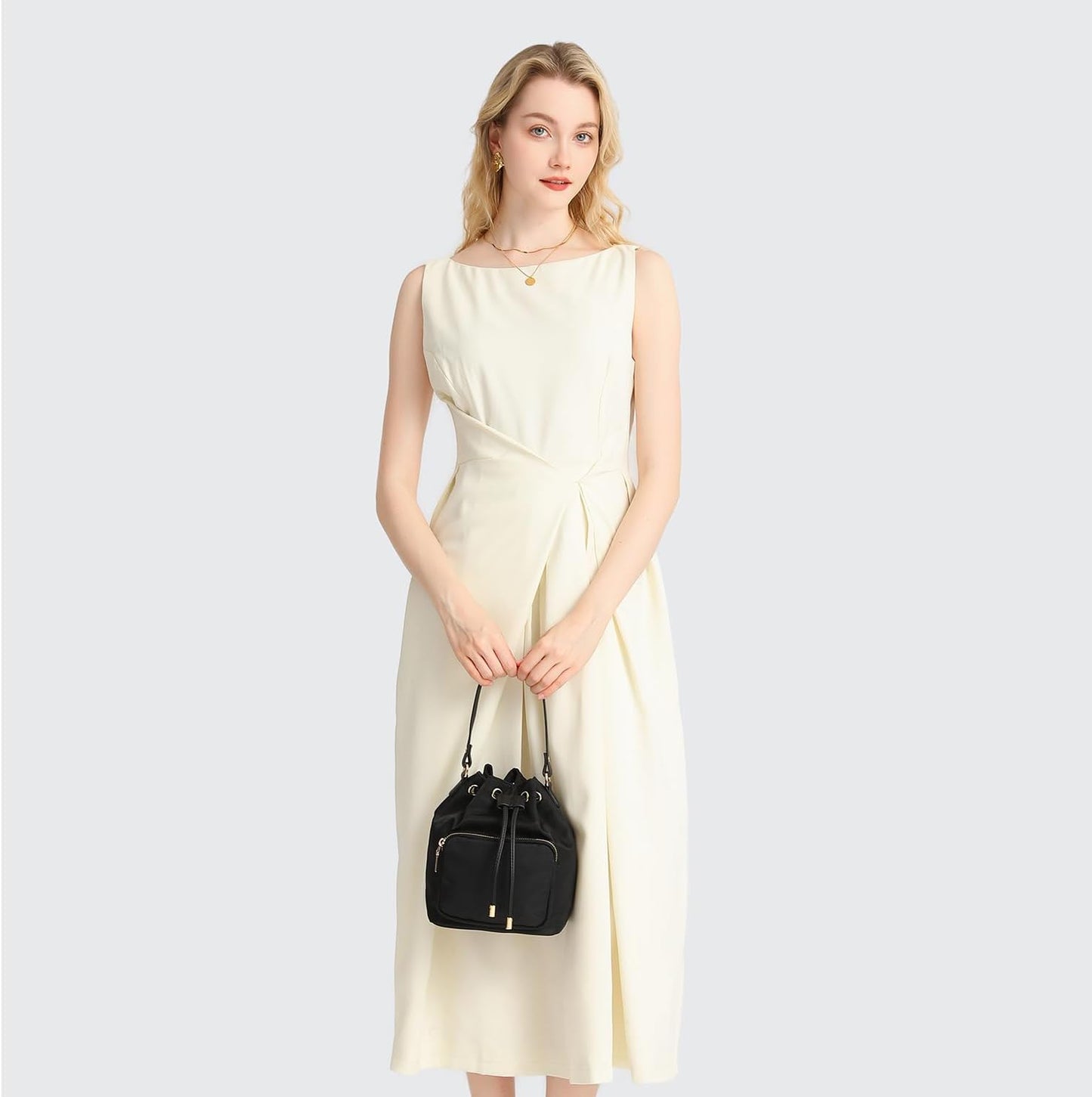 YONBEN Bucket bag women handbag nylon shoulder bag canvas bag Korean messenger bag