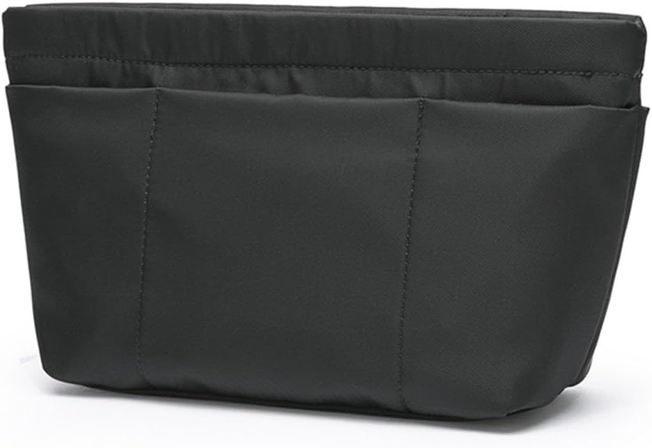 YONBEN Handbag Organizer Insert Bag Tote Shaper Bag- Large Purse Organizer Insert - Lightweight & Durable - Nylon inner bag (S, black)