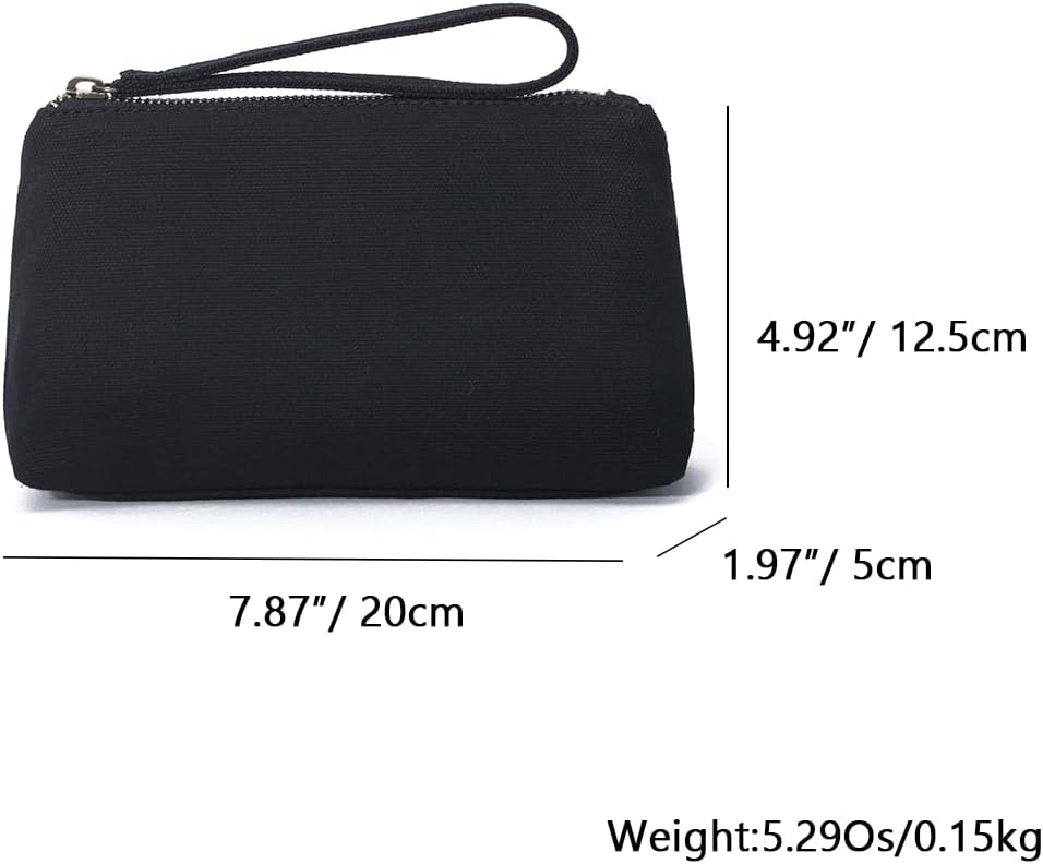 YONBENCanvas Wristlet Bag Purse with Card Slot and Phone Pocket - Lightweight and Stylish - Perfect Phone Pouch for Traveling