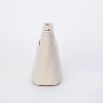 YONBEN Storage Bag Lightweight Large Capacity Eco Friendly Cotton Canvas Bag Inner Bag Handbag Organizer (Beige, S)