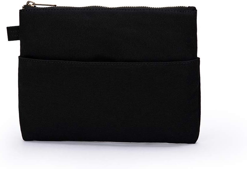 YONBEN Large Capacity Cosmetic Bag with Multiple Compartments for Easy Organization and Cleaning (Black)