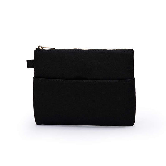 YONBEN Large Capacity Cosmetic Bag with Multiple Compartments for Easy Organization and Cleaning (Black)