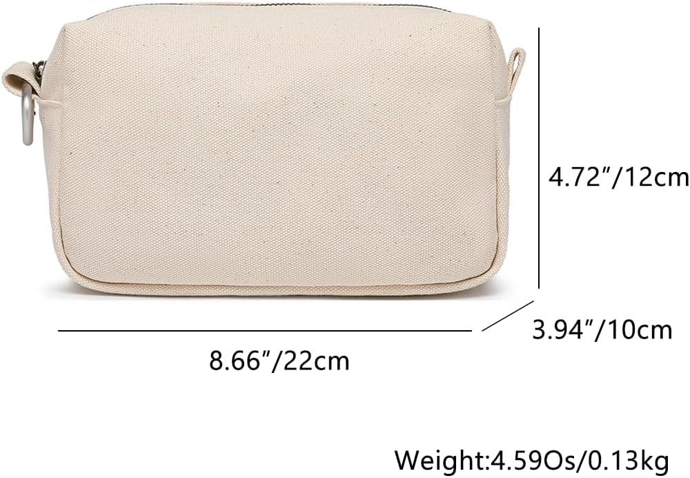 YONBEN Organizer Bag Lightweight Cosmetic Bag with Ring Clasp Perfect Travel Makeup Bag for Women,nylon Stand Up Design