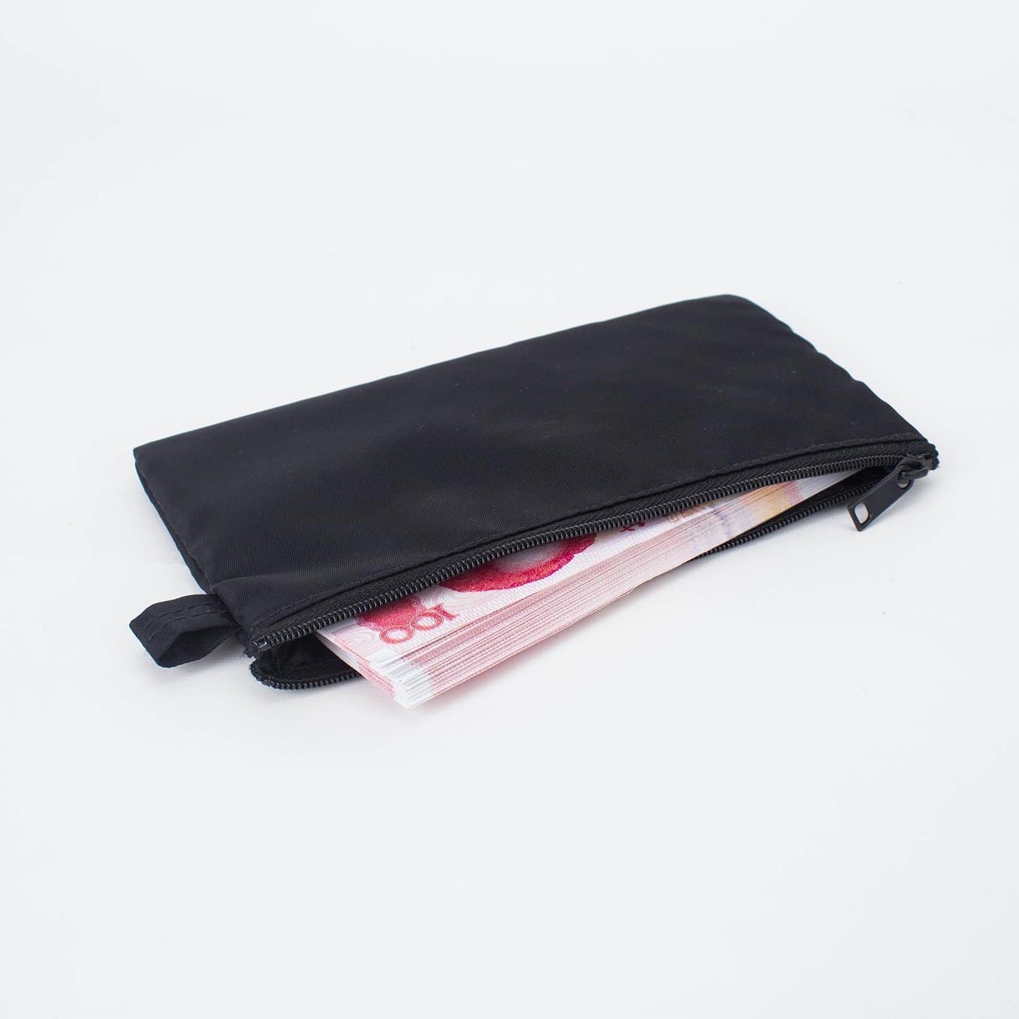 YONBEN Money Bank Deposit Bag with Zipper Lightweight Money Holder and Pencil Bag Nylon Waterproof Coin Change Bag