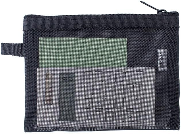 YONBEN Mesh Cosmetic Bag - 3 Size Mesh Makeup Bag Set - Nylon,- Organizing Bags, Purse Organizer Pouches, Mesh Pouches- Travel Organizer Bags with Zipper