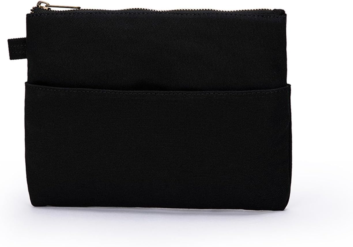 YONBEN Large Capacity Cosmetic Bag with Multiple Compartments for Easy Organization and Cleaning (Black)