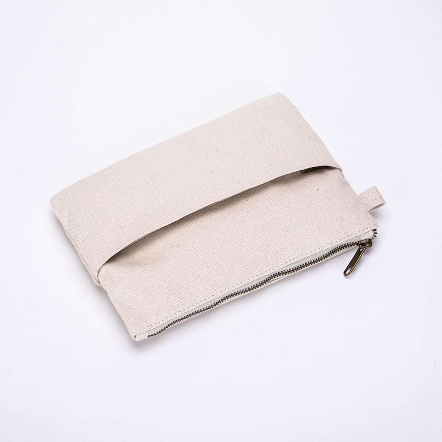 YONBEN Large Capacity Cosmetic Bag with Multiple Compartments for Easy Organization and Cleaning (Beige)