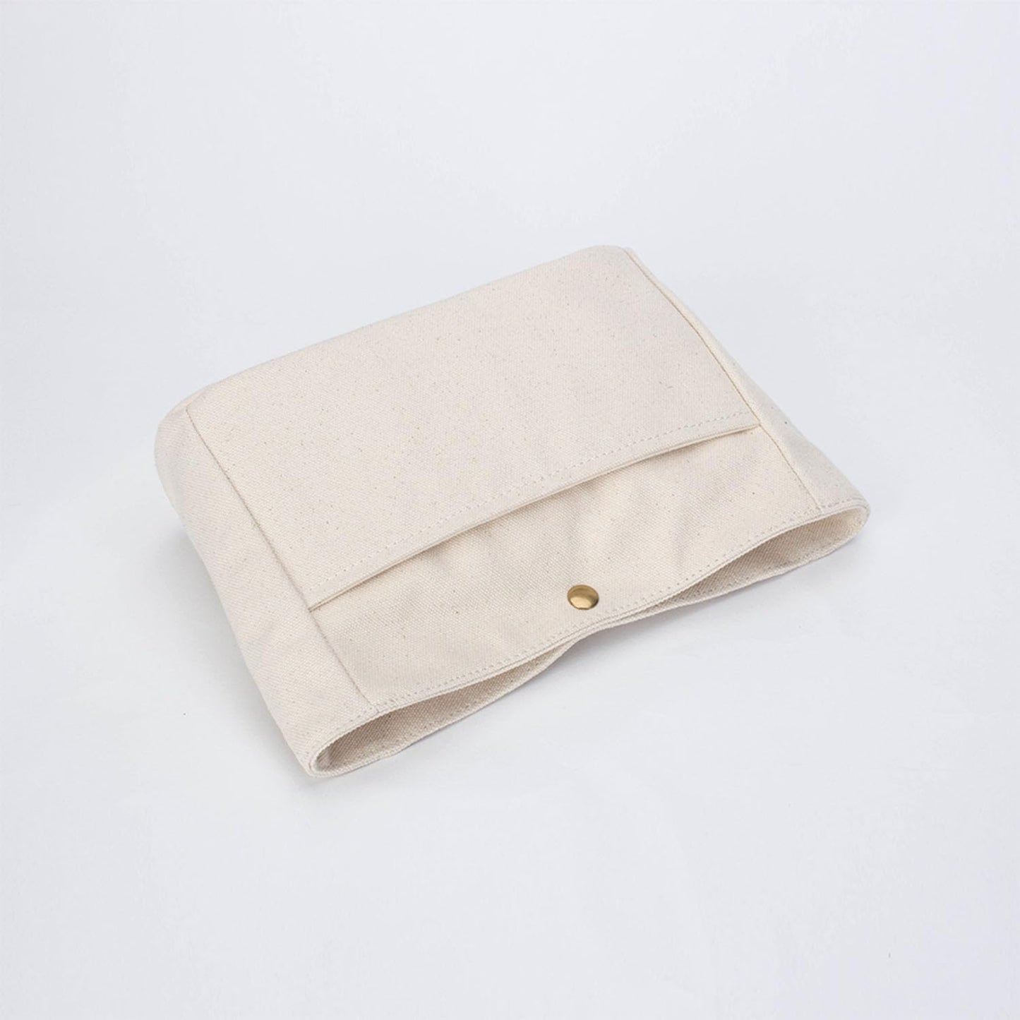 YONBEN Storage Bag Lightweight Large Capacity Eco Friendly Cotton Canvas Bag Inner Bag Handbag Organizer (Beige, S)