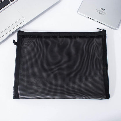 YONBEN Mesh Cosmetic Bag - 3 Size Mesh Makeup Bag Set - Nylon,- Organizing Bags, Purse Organizer Pouches, Mesh Pouches- Travel Organizer Bags with Zipper