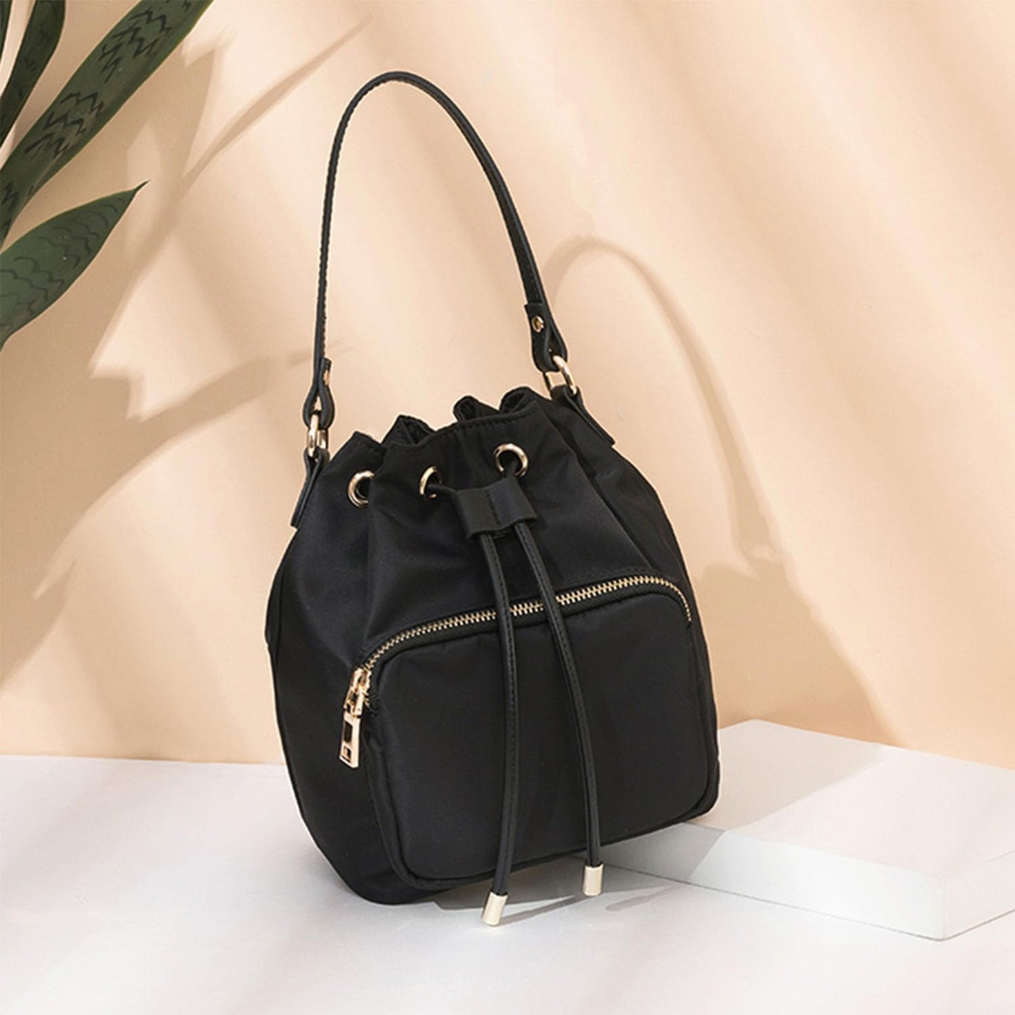 YONBEN Bucket bag women handbag nylon shoulder bag canvas bag Korean messenger bag