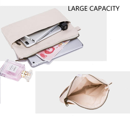 YONBEN Large Capacity Cosmetic Bag with Multiple Compartments for Easy Organization and Cleaning (Beige)