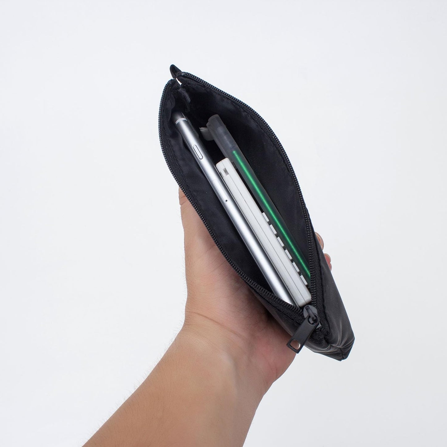 YONBEN Money Bank Deposit Bag with Zipper Lightweight Money Holder and Pencil Bag Nylon Waterproof Coin Change Bag