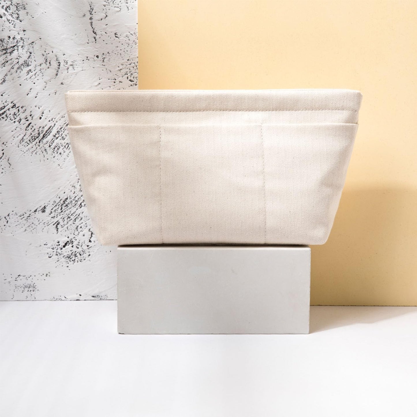 YONBENTote Purse Organizer Insert Handbag Organizer Handbag Shaper Handbag Liner Insert Bag in Bag Divider Organizer Insert (S-With zipper)