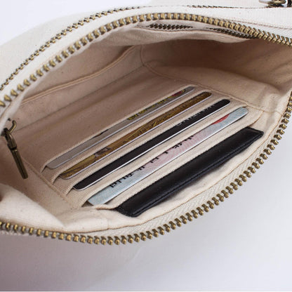 YONBENCanvas Wristlet Bag Purse with Card Slot and Phone Pocket - Lightweight and Stylish - Perfect Phone Pouch for Traveling
